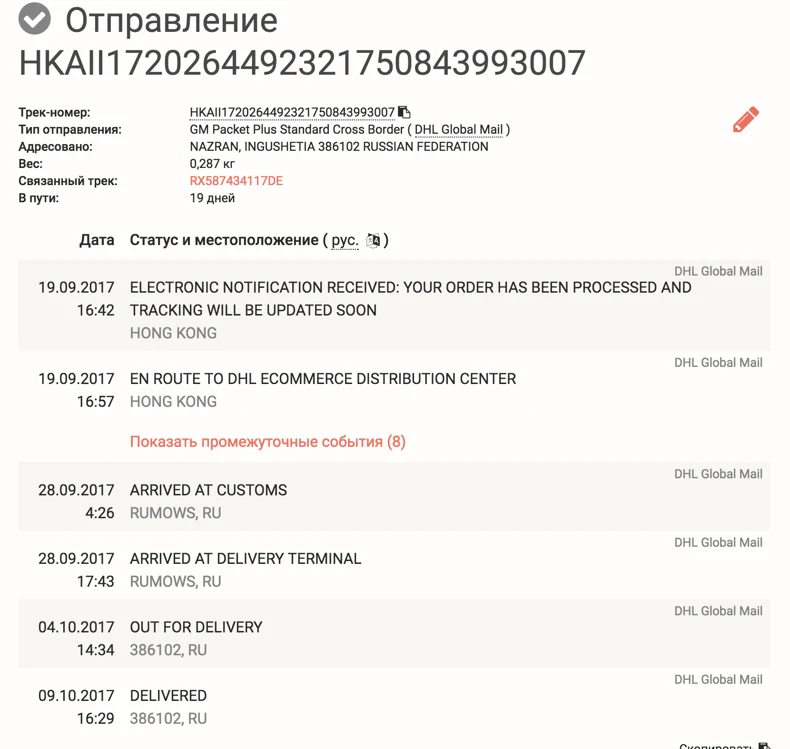 Otsledit Posylku Iz Kitaya Otslezhivanie Pochty Kitaya Na Russkom Postal Ninja