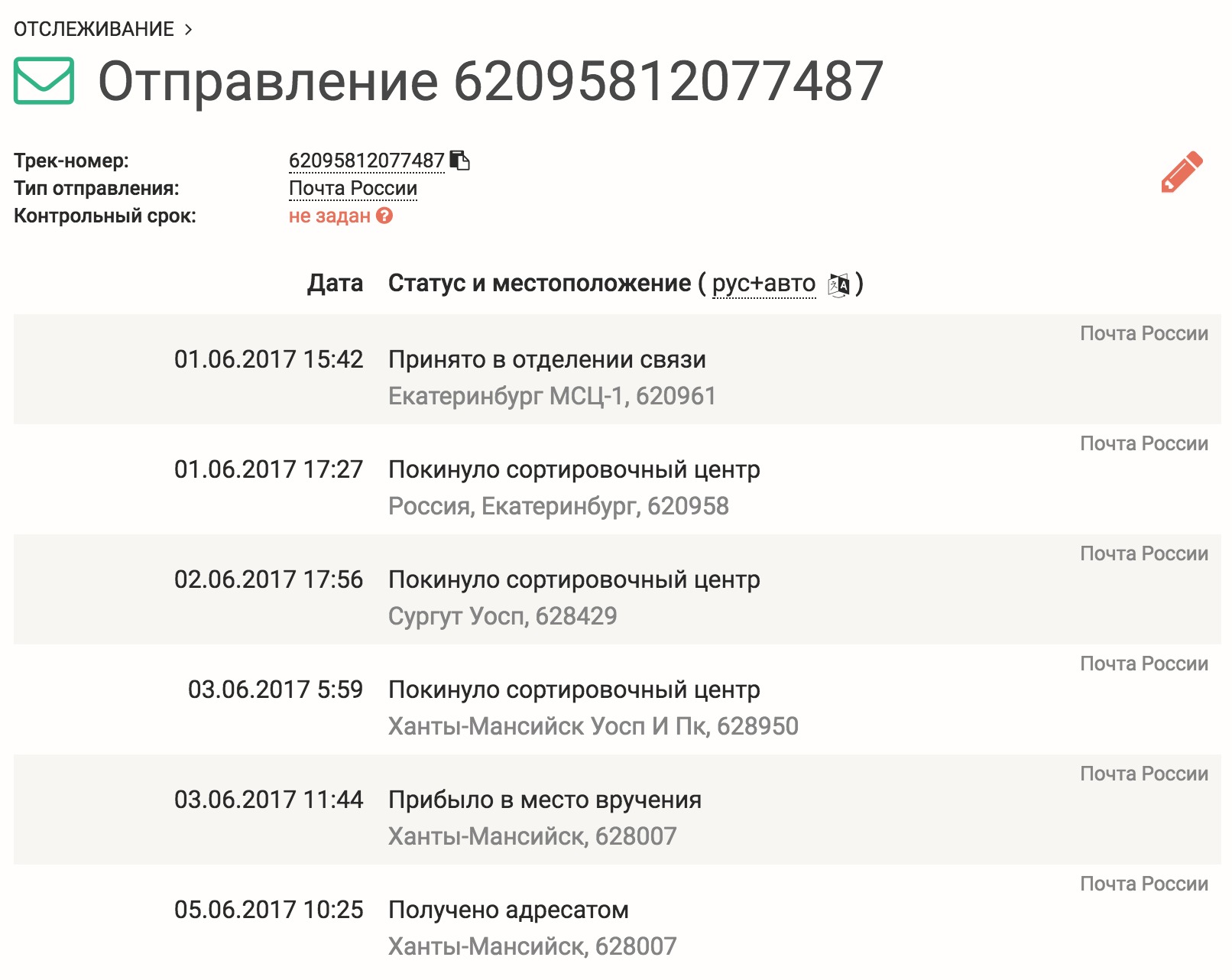 Трек-открытка и трек-письмо что это